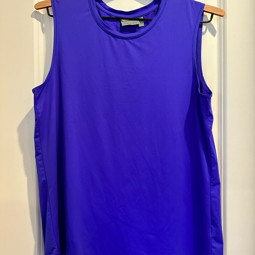 Athleta sleeveless top.  Winged back. Purple. Size small. NWOT.